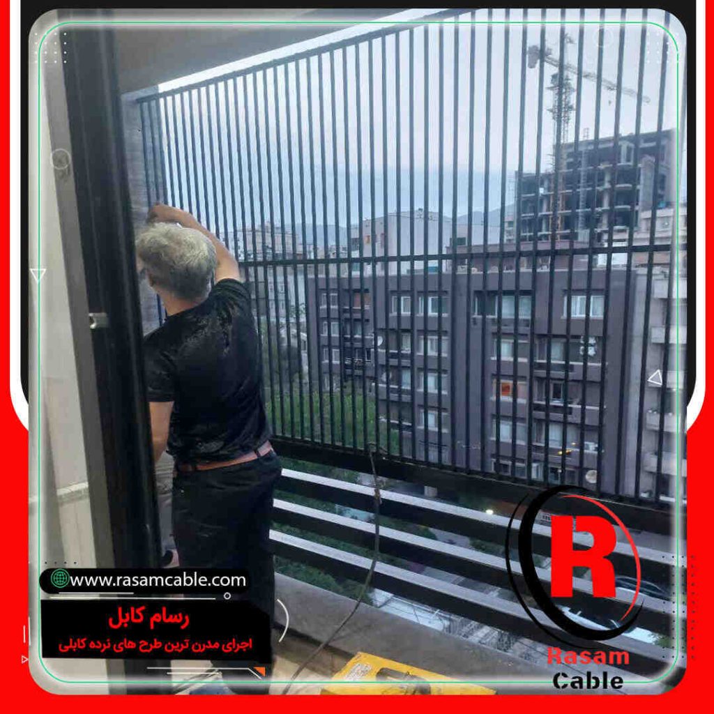 اجرای حفاظ آهنی بالکن