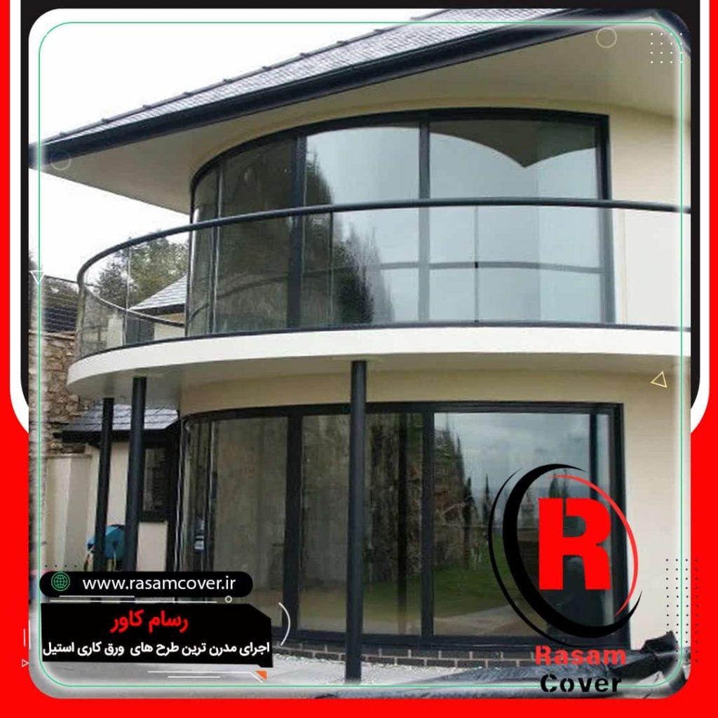 اجرای شیشه بالکن