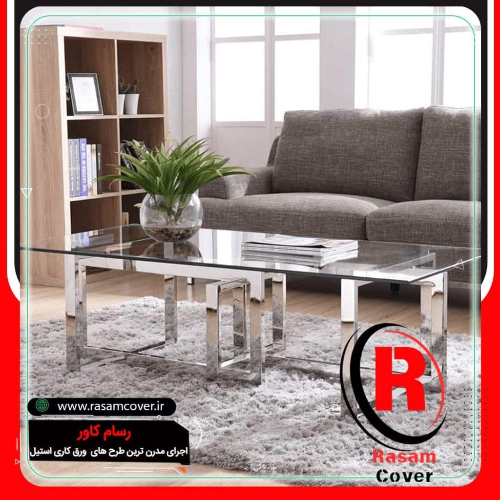 دکور استیل رنگ ثابت