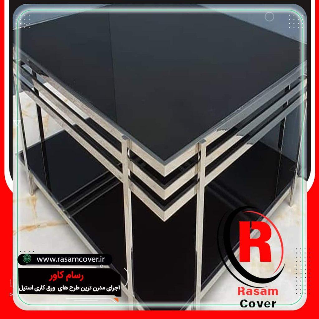 استیل کاری دکور استیل نصاب ورق استیل