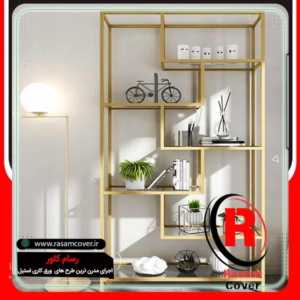 اجرای دکور استیل طلایی تهران