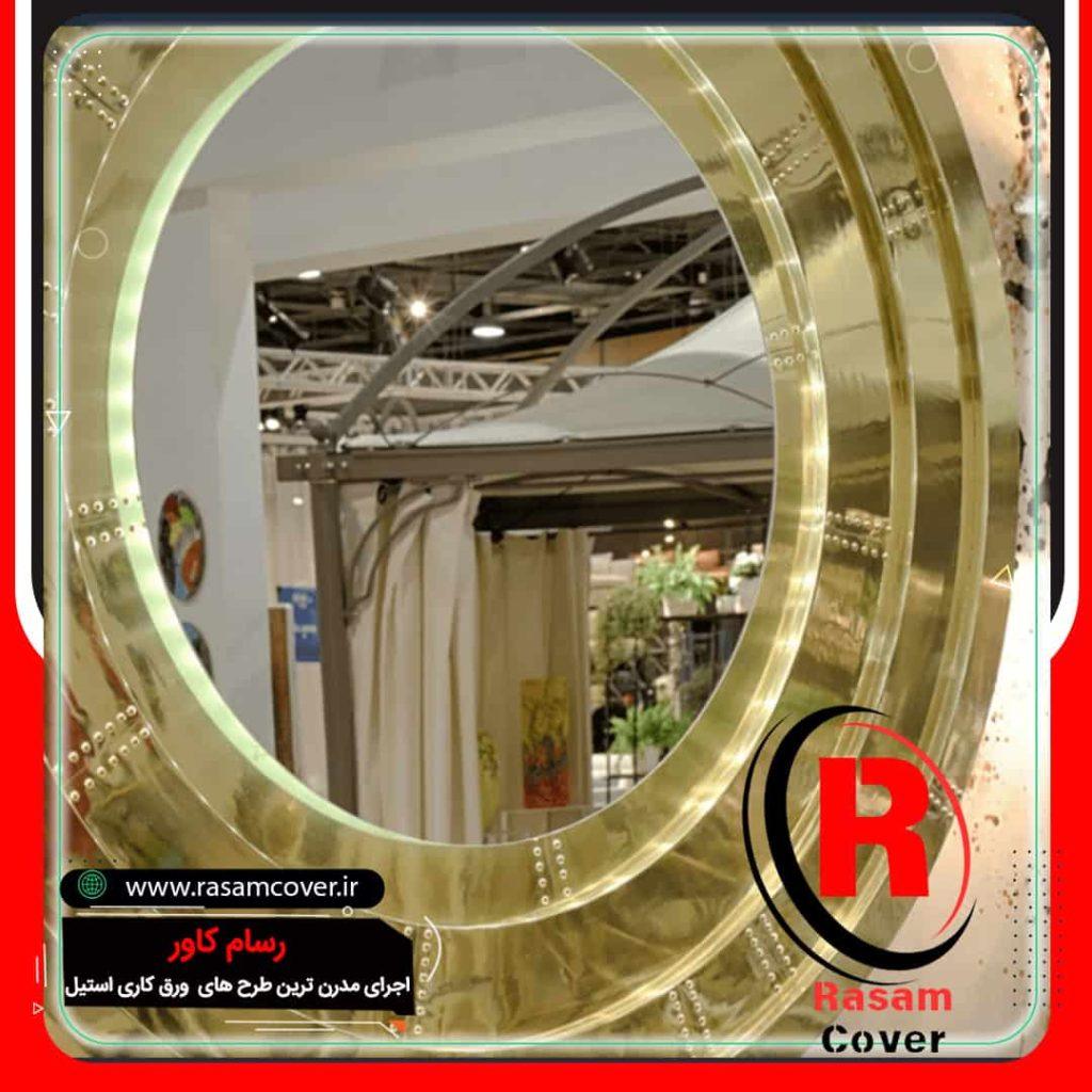 دکور استیل طلایی