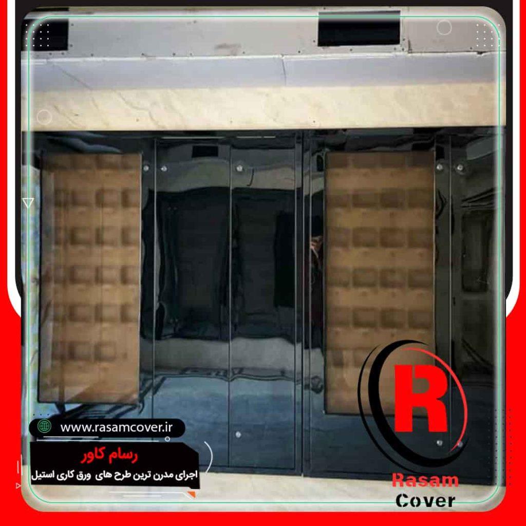 درب استیل ورودی دودی