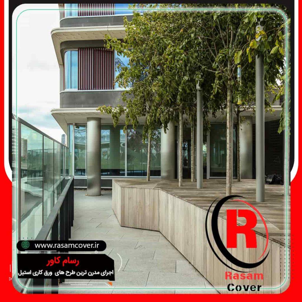 روکش ورق استیل خشدار