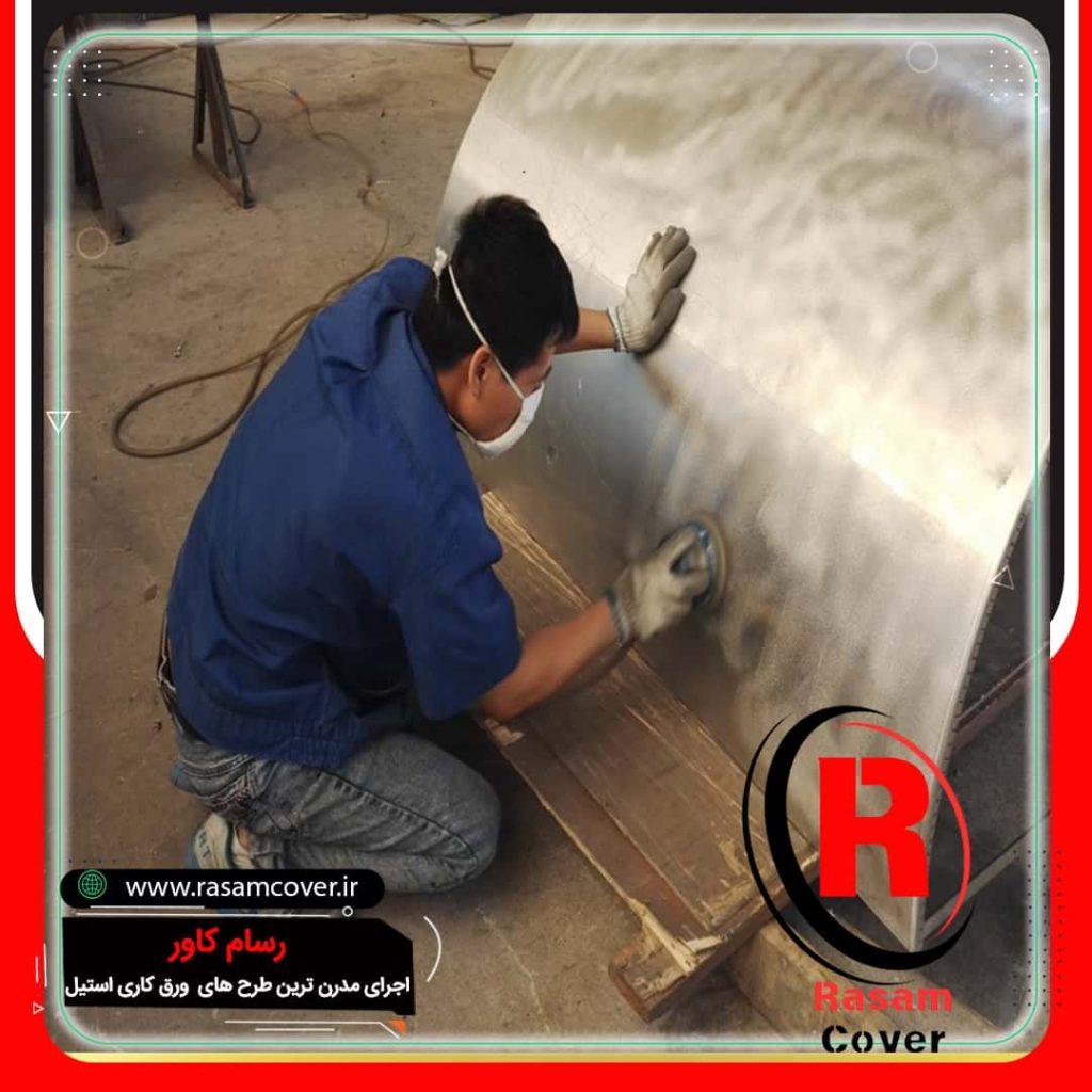 ساخت ورق استیل ستون استیل