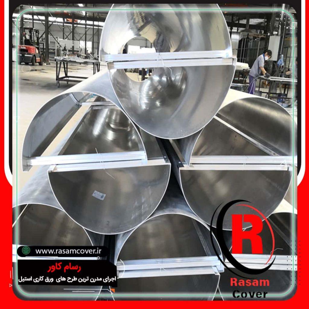 استیل کاری ستون استیل