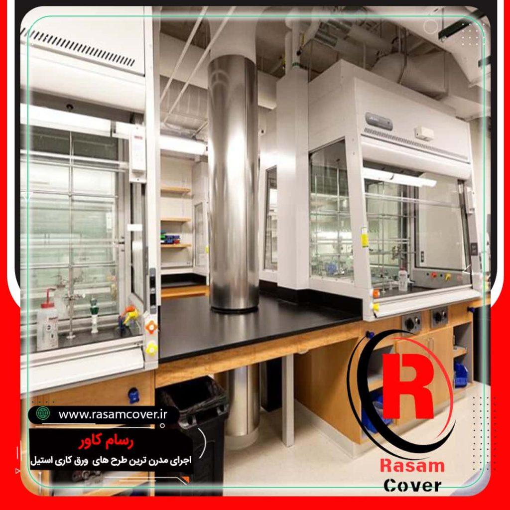 بهترین ستون استیل نقره ای