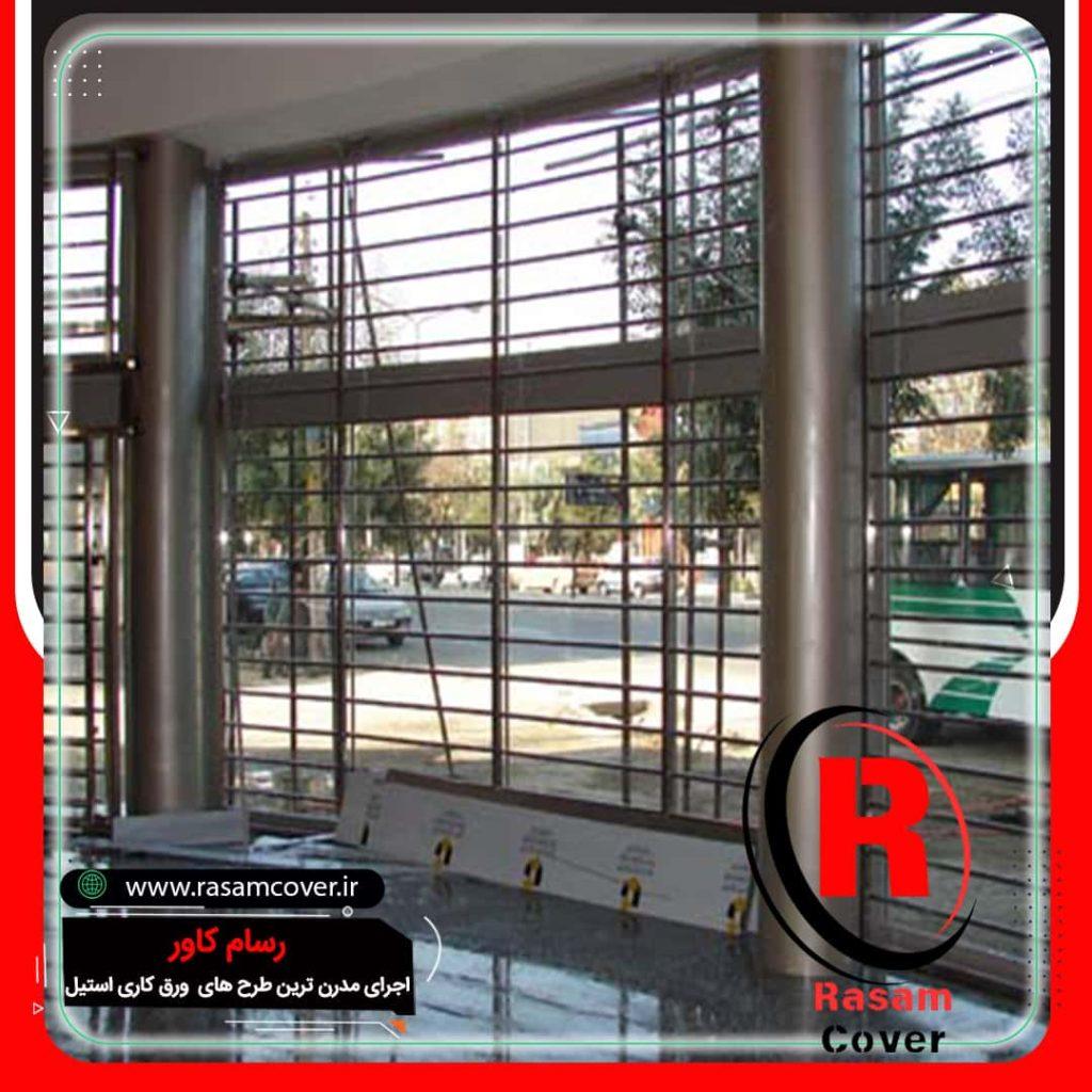 اجرای سازه دکوراتیو استیل ستون کرمان