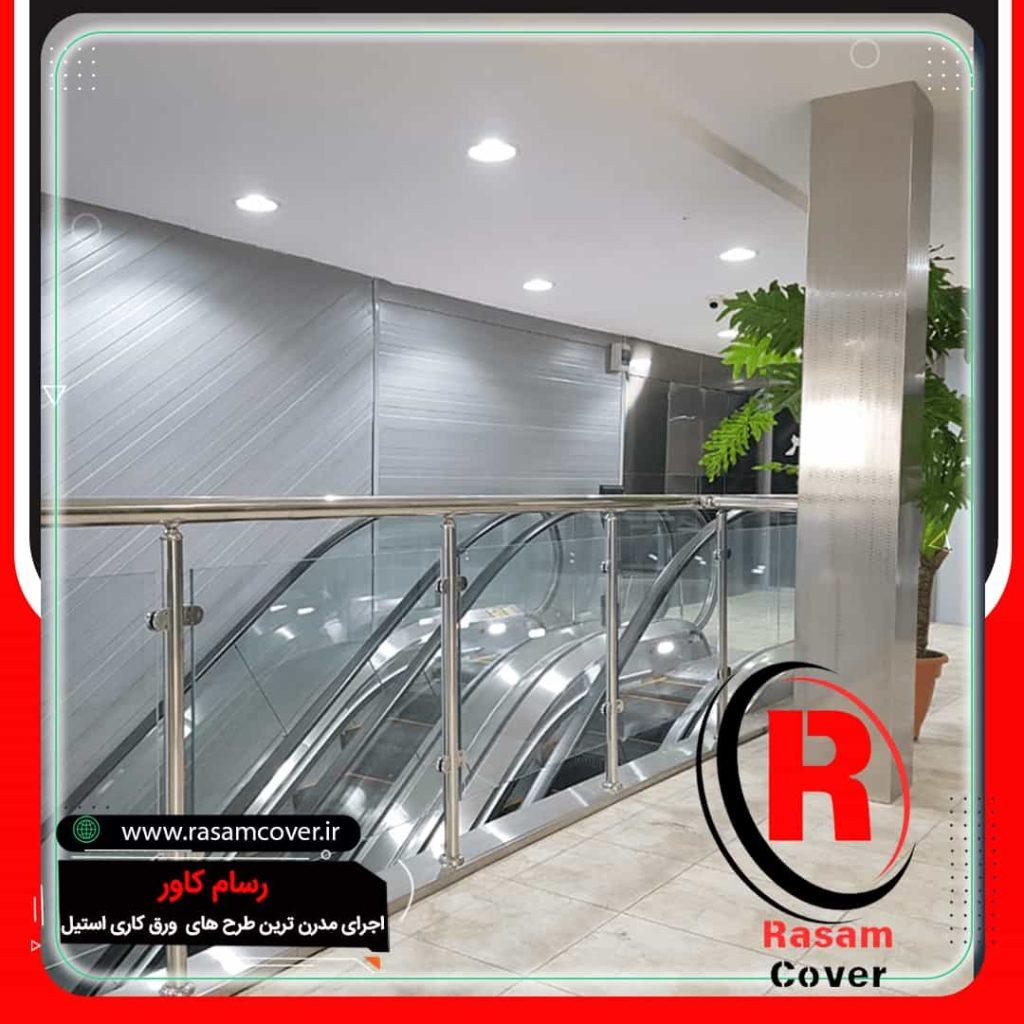 شیک ترین ستون مربع استیل