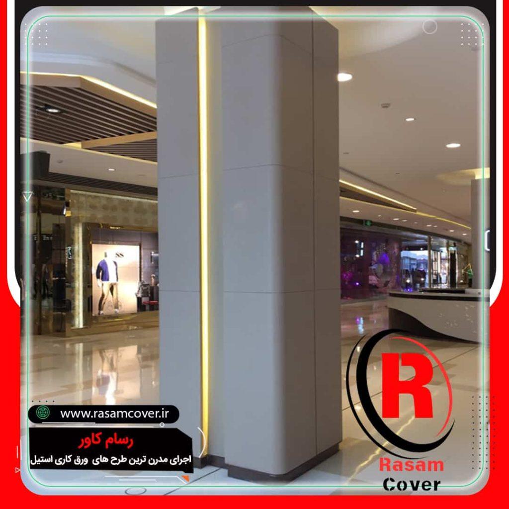 بهترین ستون استیل مربع