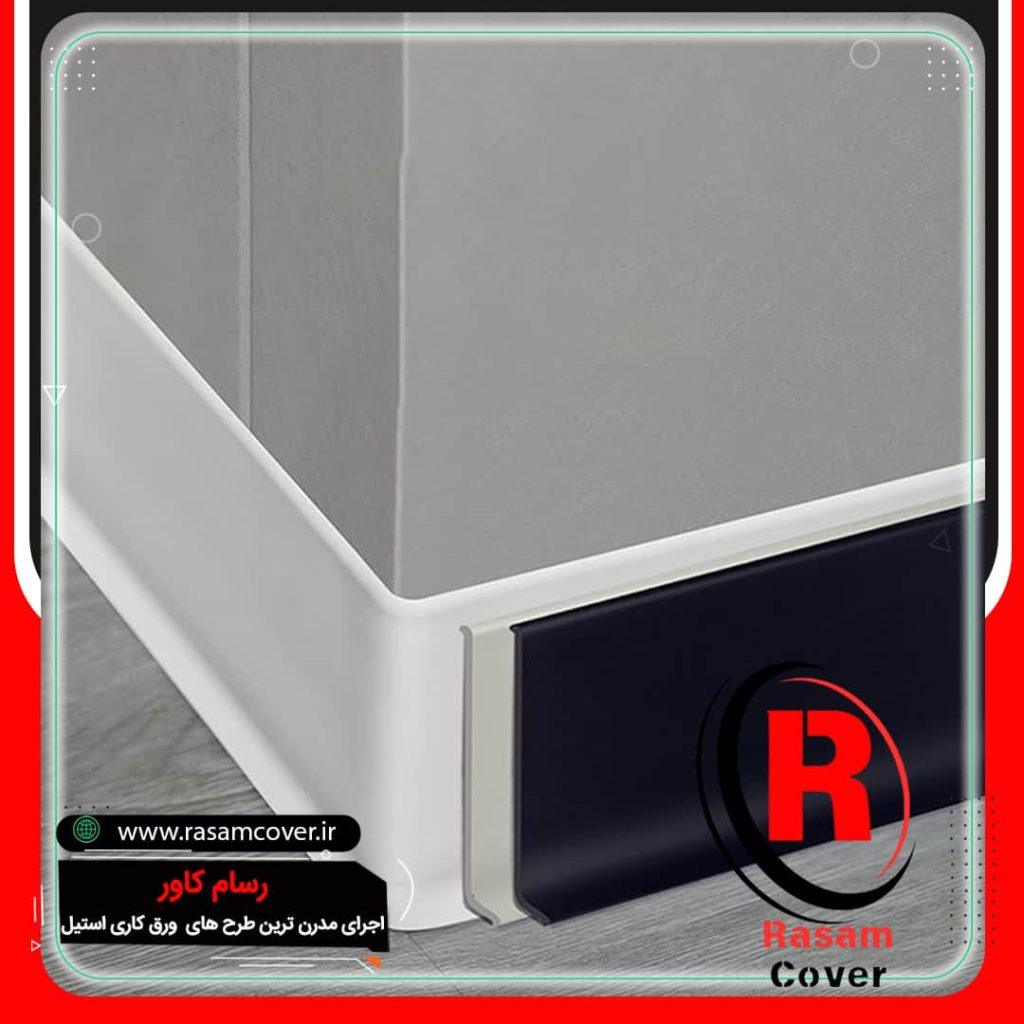 قیمت نصب قرنیز استیل خشدار مشکی