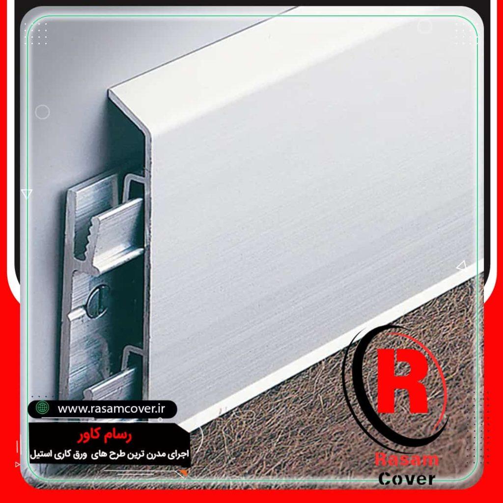 فروش و نصب قرنیز نقره ای استیل ارزان و سریع و با کیفیت