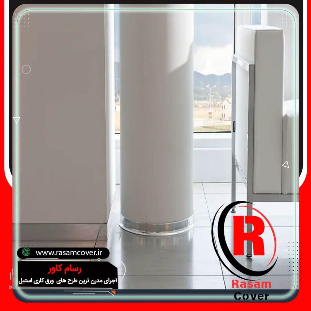 قیمت اجرای زیباترین قرنیز استیل ستون