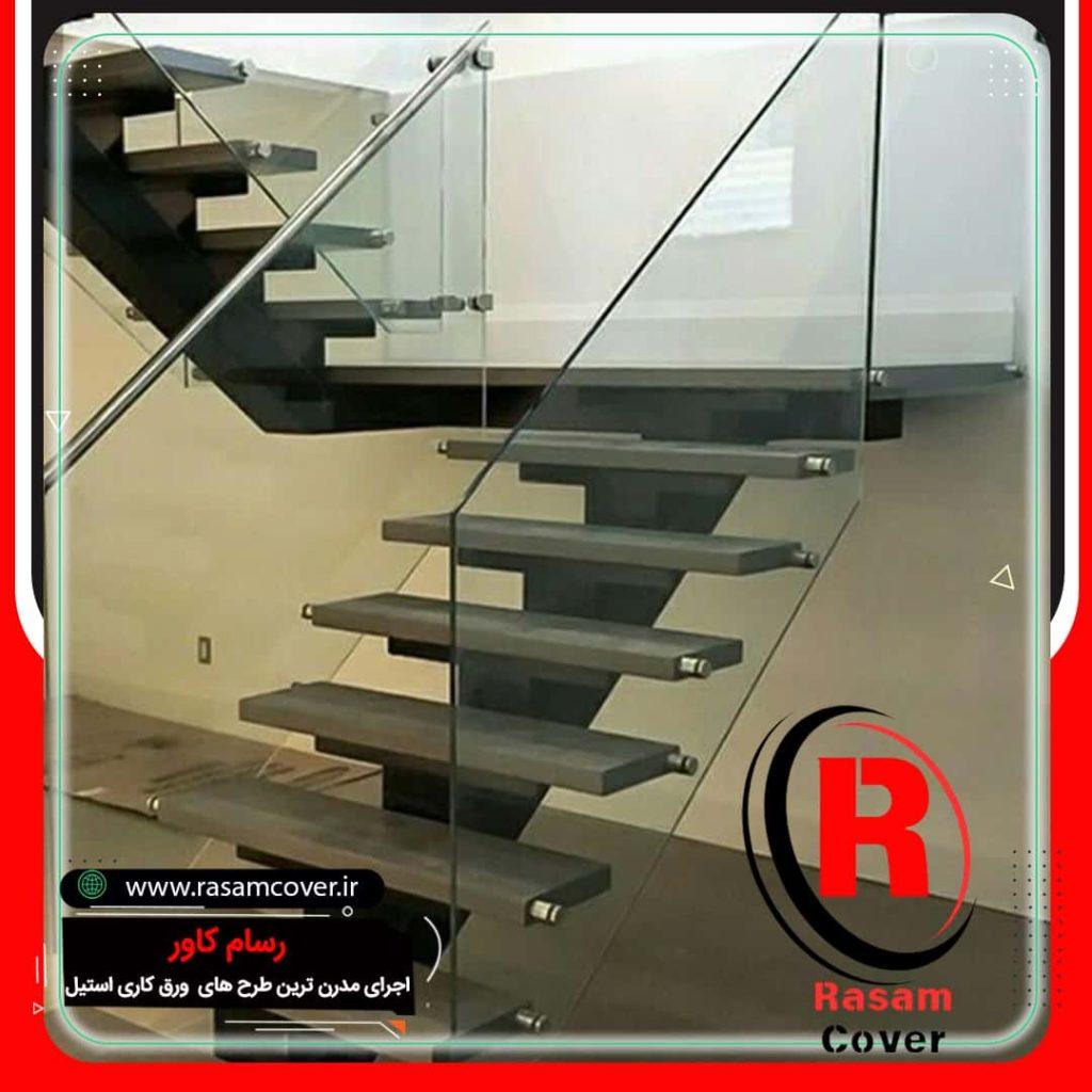 نرده های شیشه ای مدرن