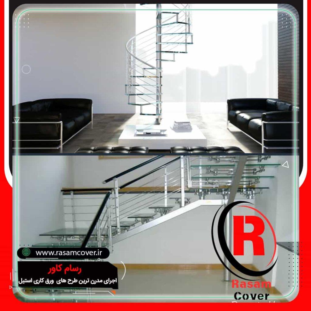 پله شیشه ای دوبلکس قیمت