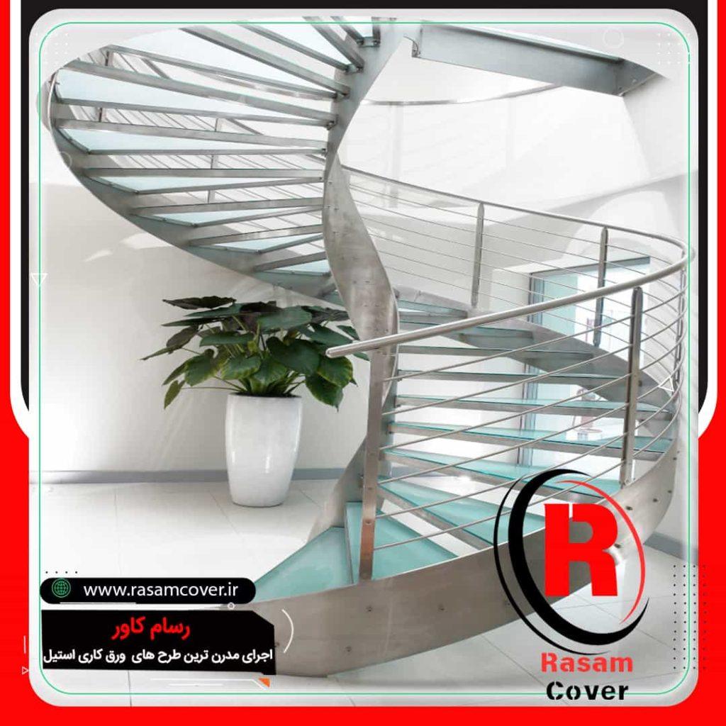 لیست قیمت نرده شیشه ای راه پله