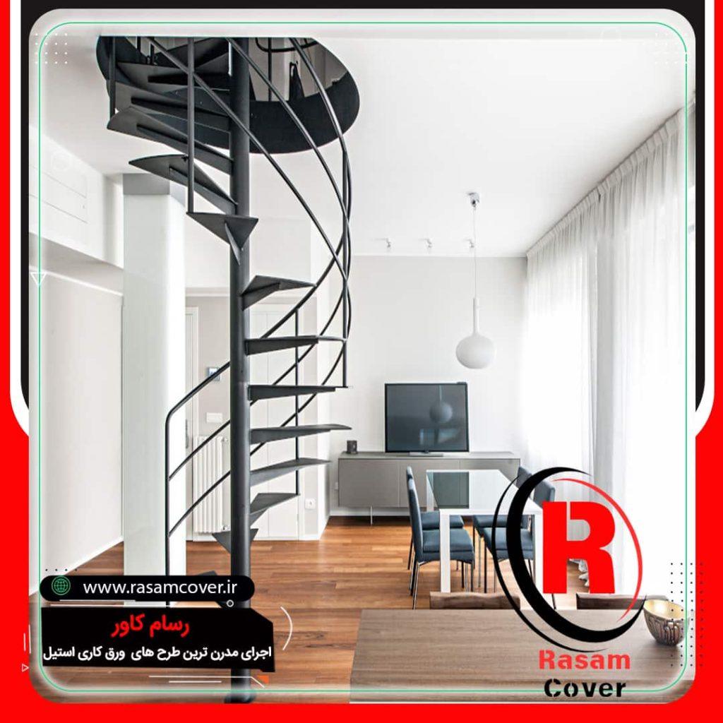 پله های دوبلکس کم جا