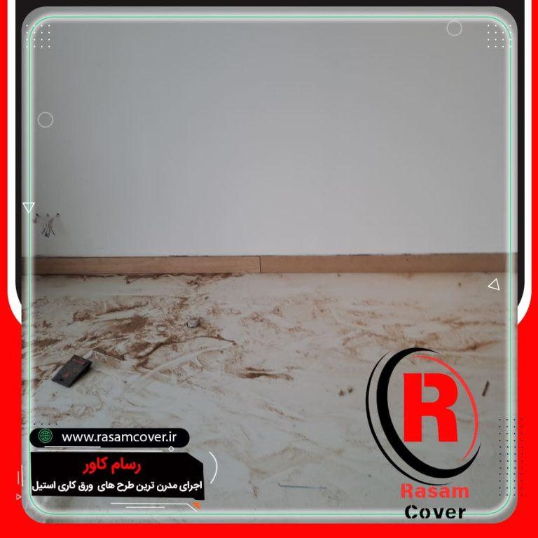 زیرکاری قرنیز استیل نقره ای